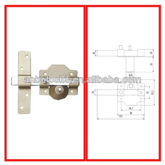 long security cylinder button lock