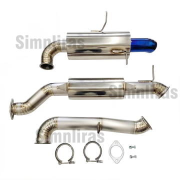 3,5" Titan-Vollauspuffanlage für Mazda RX-7 Baujahr 92-02