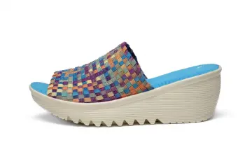 Stretch Fabric Breathable Insole Woven Slippers