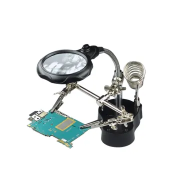 Multi-functional Helping Hand Magnifier with Soldering Stand: Your Ultimate Tool for Precision Work