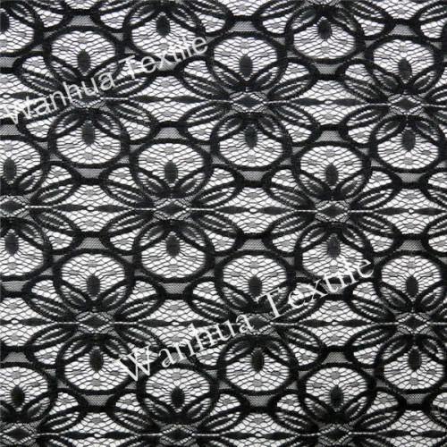 African Embroidery Stretch Fabric Lace (1363)