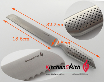 8" Serrated Bread Knife with Anti-slip point Design Handle