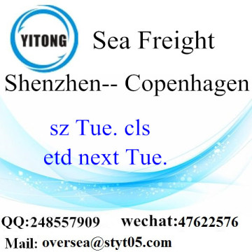 Porto de Shenzhen LCL consolidação para Copenhaga