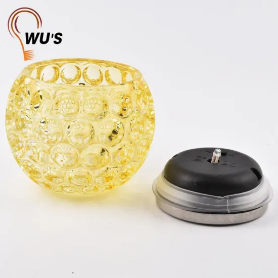 Competitive price factory supply solar crackle glass ball lights
