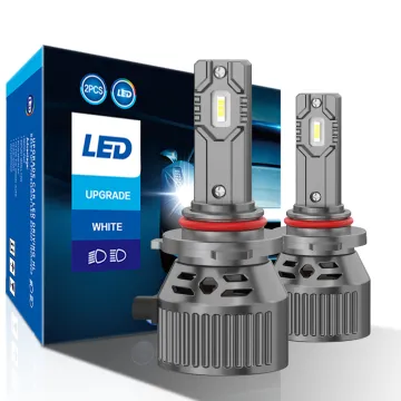 High-Brightness LED Headlights: 52W, 4400LM for Ford F-Series and Other Vehicles - Compatible Models: H16, H8, 9012, 9006, 9005, H1, H11, H7, H4