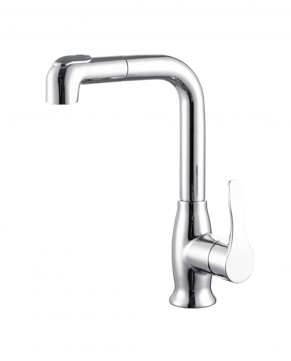 Lift Single handle Brass Pull Out Basin faucet