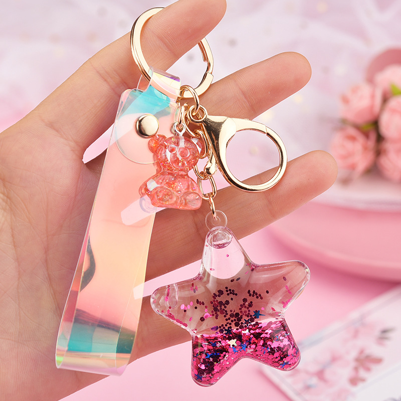 Seastar Liquid Keychain