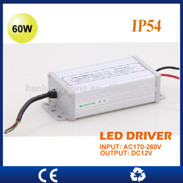 60W 12V IP54 Waterproof LED transformer