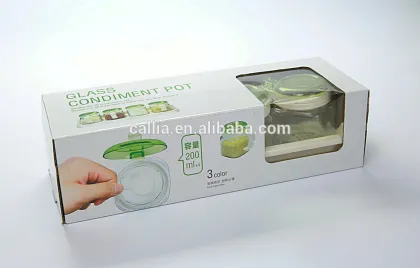 Glass Seasoning Box & Condiment Dispenser