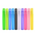 Heet verkopen kleurrijke aangepaste zakformaat reisspray pen parfum verstuiver fles 8 ml 10 ml 12 ml 20 ml