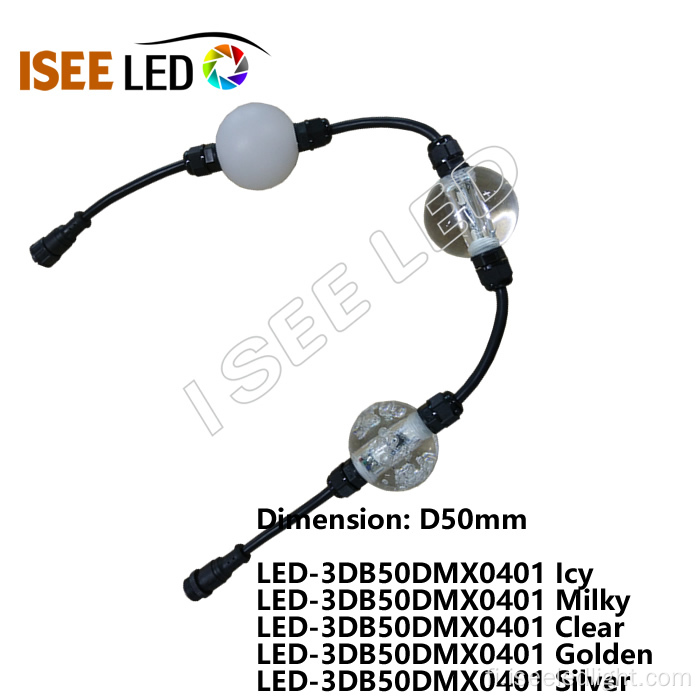 Professional 3D LED Ball DMX lavavalaistukseen