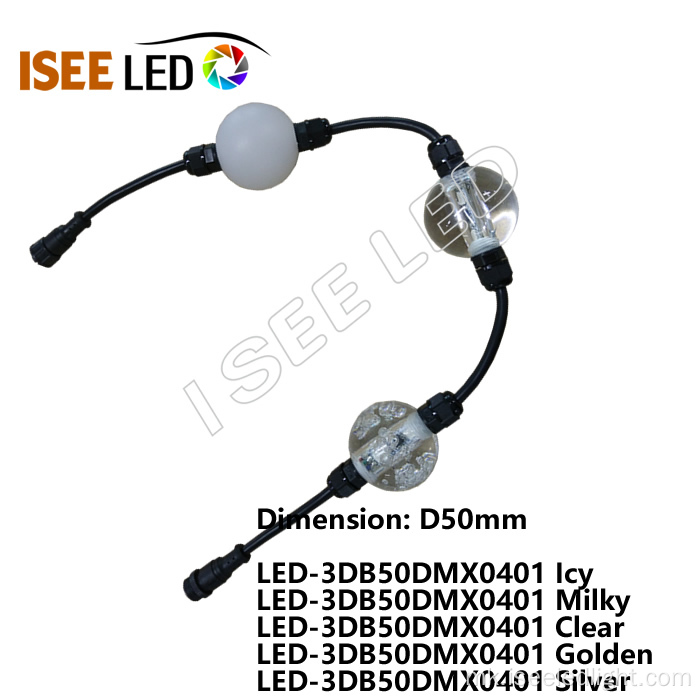 Професионална 3Д LED топка DMX за сценско осветлување