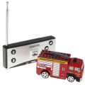 1/58 scale Remote Control RC Fire Truck Electronic Car Vehicle Model Toy with Light Xmas Gifts for Kid Firefighter Playset