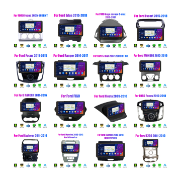 2 Din Android Car Radio MP5 Player with GPS Navigation for Ford Series