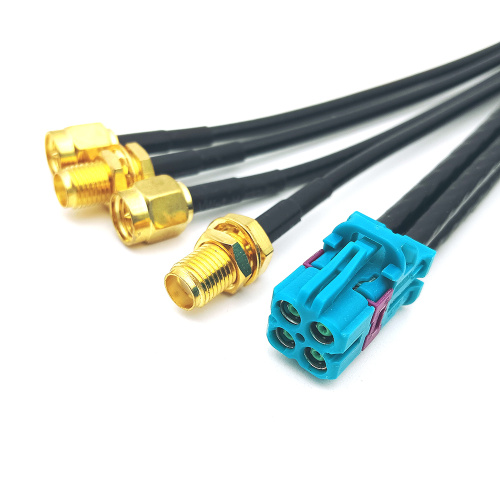 Mini Fakra to SMA Female Male Cable Assemblies