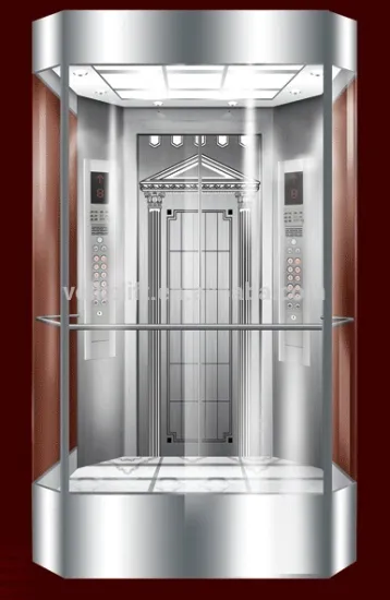 Square shape sightseeing passenger elevator in China