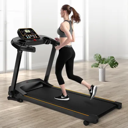 Folding Electric Treadmill Home Treadmill Fitness Equipment Training Apparatus Multifunctional Silent Treadmill Exercise Machine