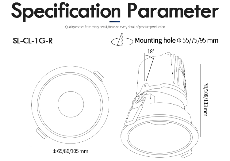 Led Round Downlight