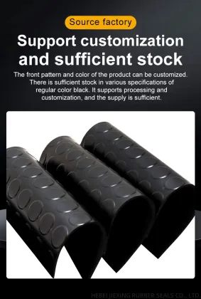 black industrial floor mats High elastic rubber sheet