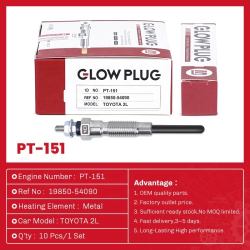 Glow Plug PT-151 1985054090 لـ Toyota 2L