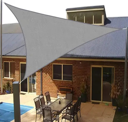 Durable Sun Shade Sails and Nets for Patios, Carports, and Gardens