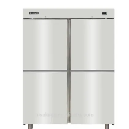 four doors refrigerator with large capacity,Stainless steel 304 door of refrigerator