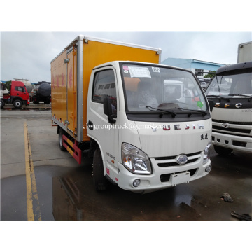 New YUEJIN 4x2 dangerous goods transport truck