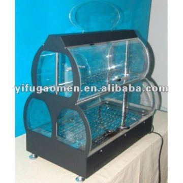 adjustable temperature baked goods oven display rack