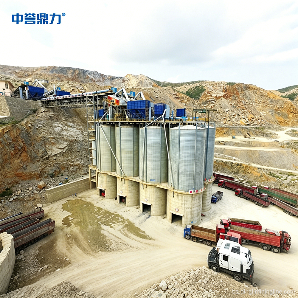 Гатовая сістэма вытворчасці агрэгатаў для праектаў 1500 TPH