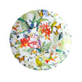 Painted ceramic disc