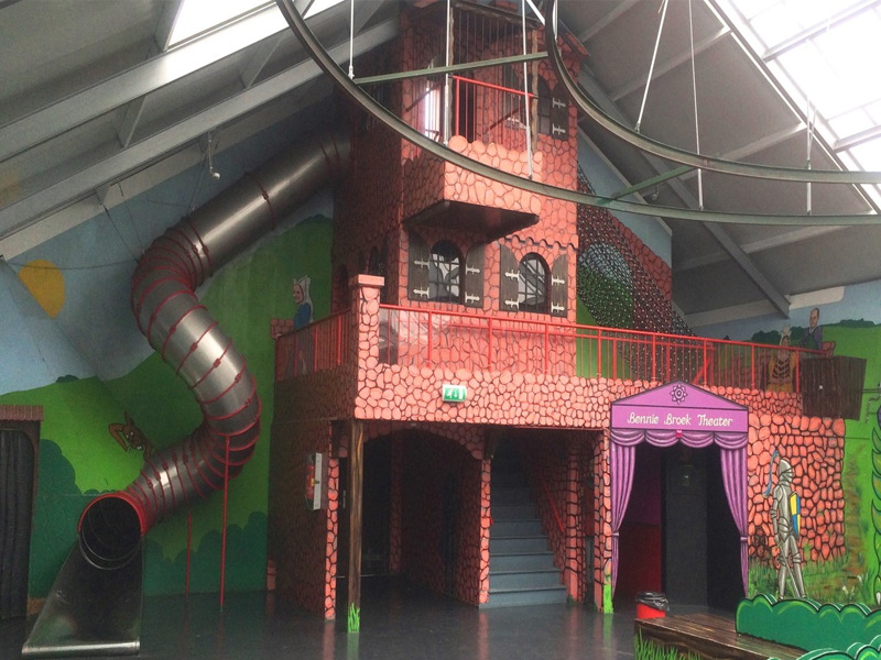 outdoor playground castle