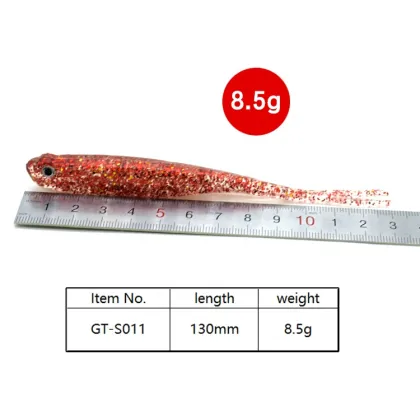 Luminous Soft Swim Baits 8.5g 13mm Shad Worm Lure