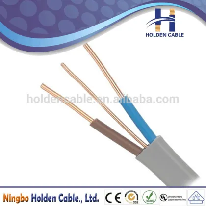Colored thick flat electrical cable brand