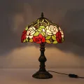 Elegante lámpara de mesa de vidrio para dormitorio y sala de estar