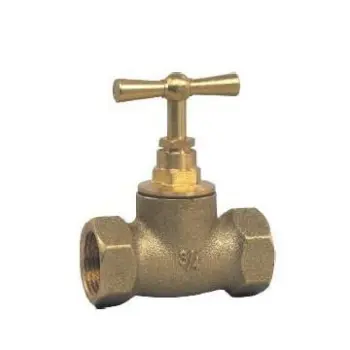 Brass robinet  FF stop cock/stop valve with F/F threaded