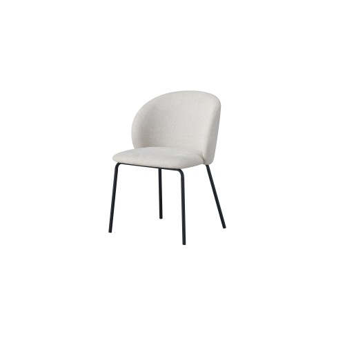 Silla de comedor tapizada contemporánea