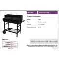 Mobile Cart-style Steel Charcoal Grill