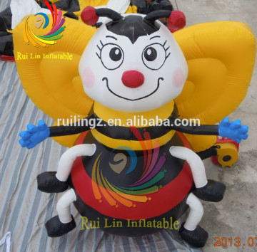 ruilin new best pvc inflatable advertising/inflatable bee toys for kids/animal
