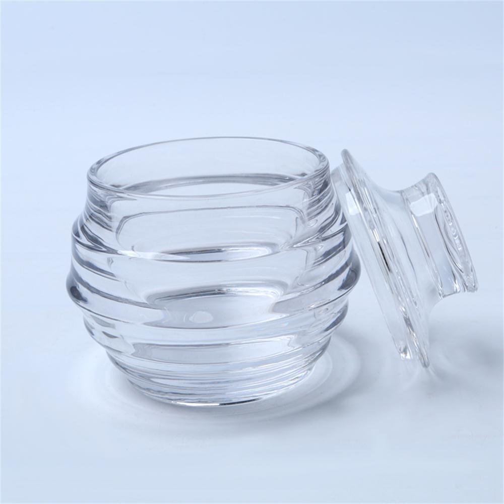 Br 1814honeycomb Glass Candy Jar