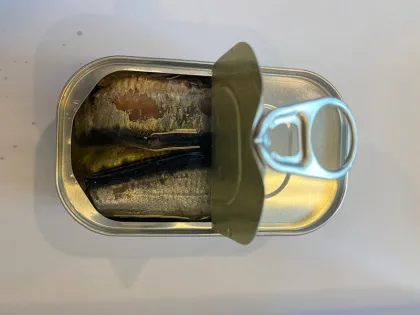 Customized Brand Canned Sardines 125g Olive Oil