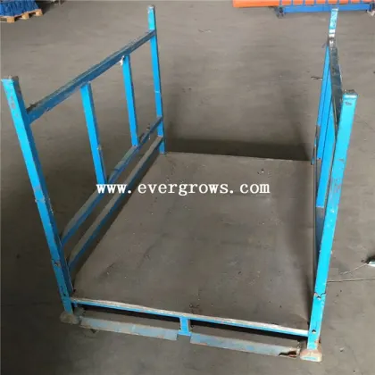 Hot sale durable folding welded post pallet stillage goods rack