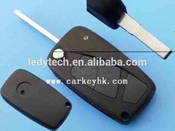 Wholesale Fiat Car Remote modified 2 button remote key shell case black color