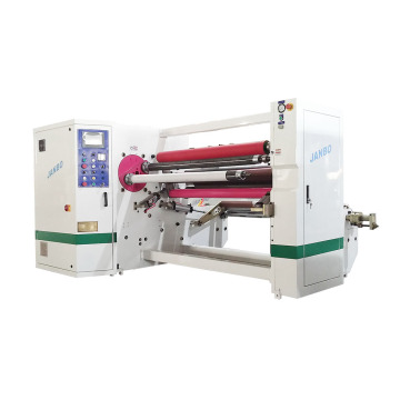 JANBO Double Shafts Label Paper Rewinding Machine l