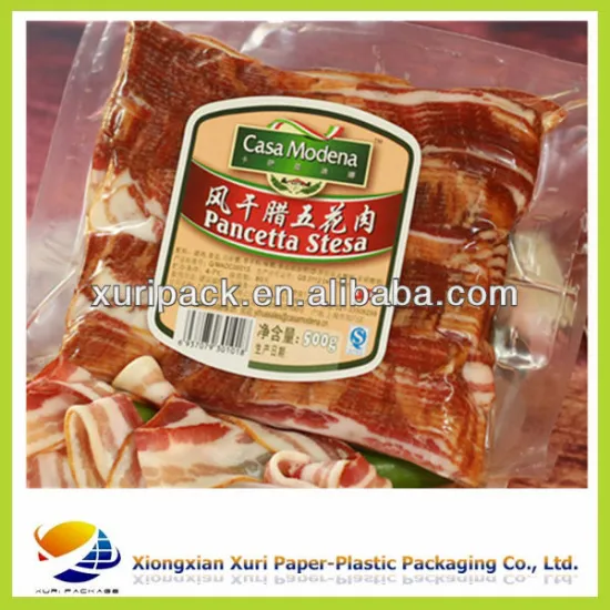 Transparent plastic food grade vacuum film/bag roll for food