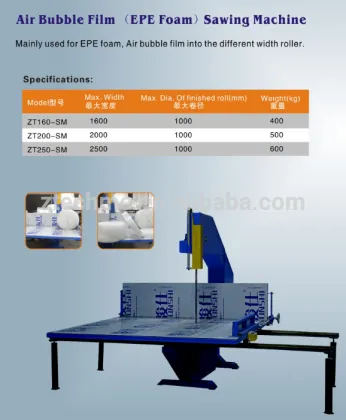 International standard air bubble film cutting machinery