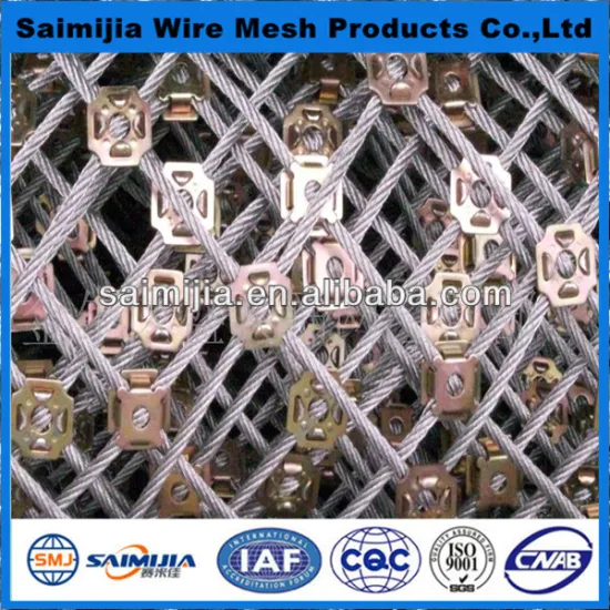 China factory supply high quality Protective wire rope wire mesh