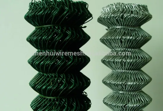 high quality pvc cocted wire chain link fence