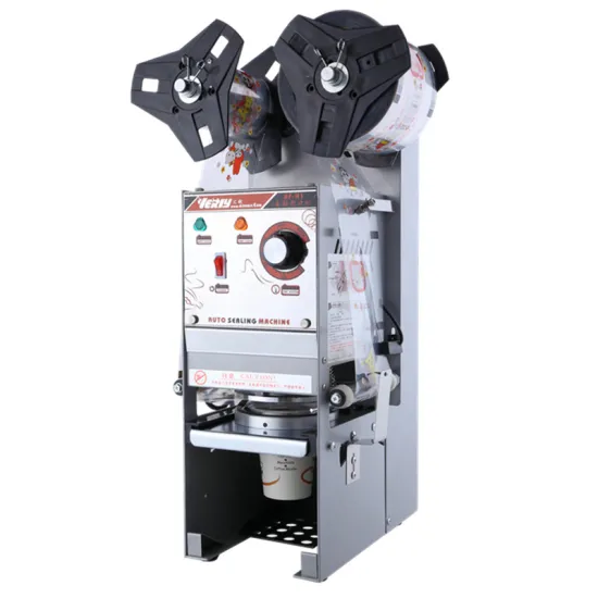 Electric Automatic Cup Sealing Machine for Drinks, Coffee, and Bubble Tea Shops - 90/95mm