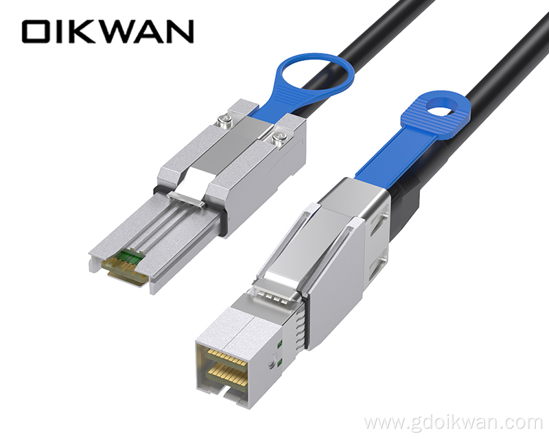 External HD Mini SAS SFF-8644 to SFF-8088 Cable SAS to Minisas Server Connection Cable