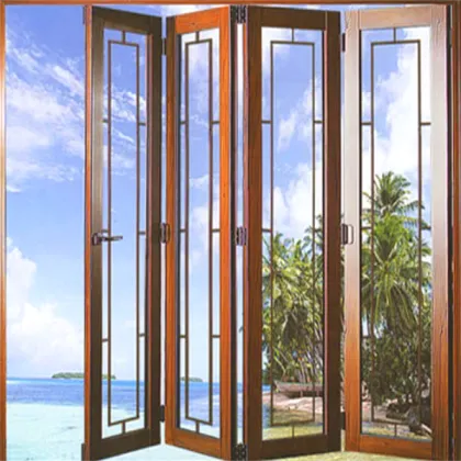Aluminium Folding Windows with Invisible Fly Screen